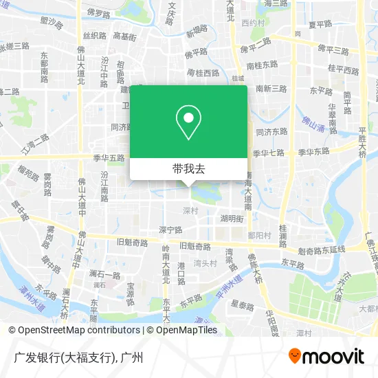 广发银行(大福支行)地图