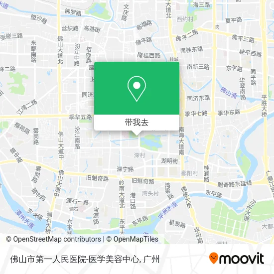 佛山市第一人民医院-医学美容中心地图
