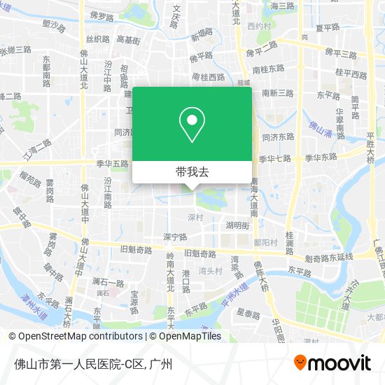 佛山市第一人民医院-C区地图