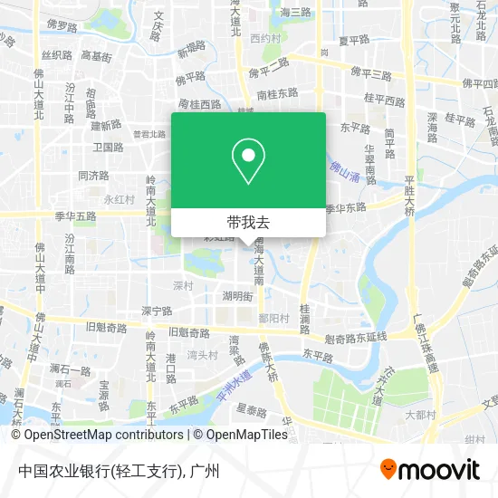 中国农业银行(轻工支行)地图