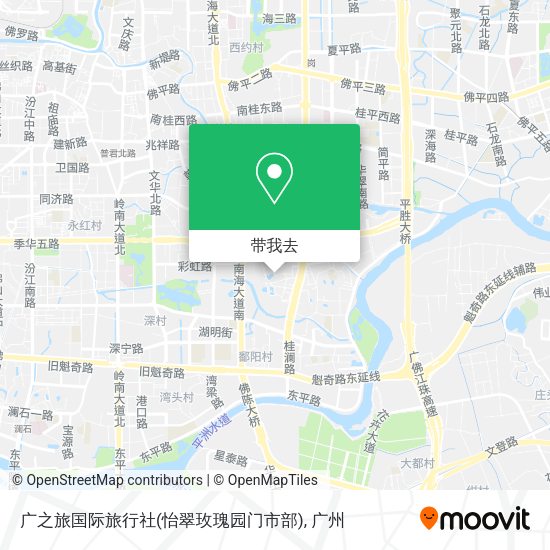 广之旅国际旅行社(怡翠玫瑰园门市部)地图