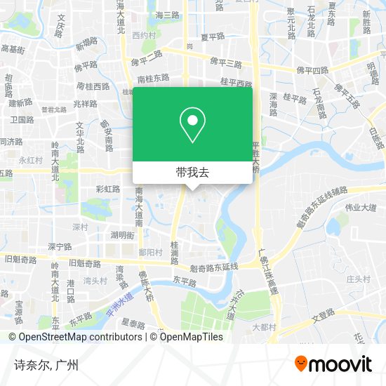 诗奈尔地图