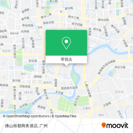 佛山裕都商务酒店地图
