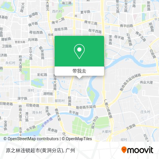 原之林连锁超市(黄洞分店)地图