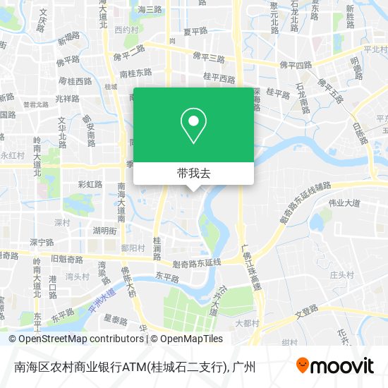 南海区农村商业银行ATM(桂城石二支行)地图