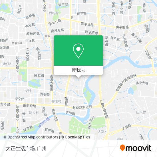 大正生活广场地图