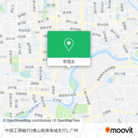 中国工商银行(佛山南海海城支行)地图