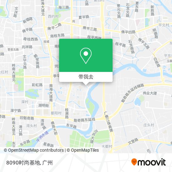 8090时尚基地地图