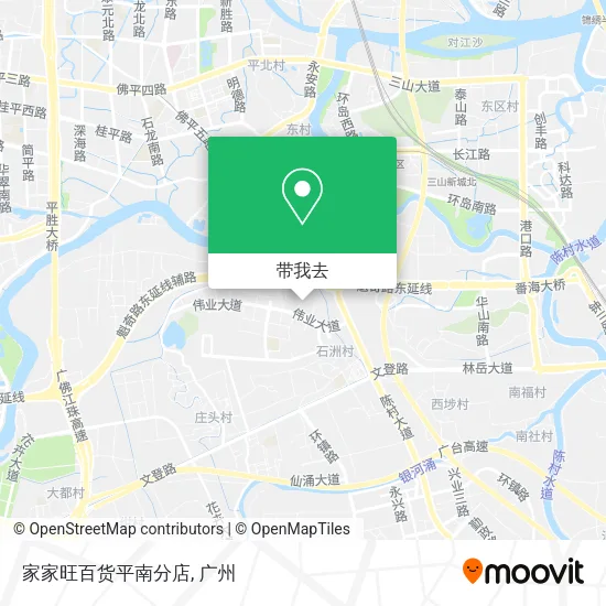 家家旺百货平南分店地图