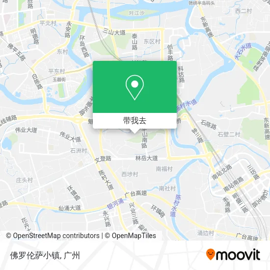 佛罗伦萨小镇地图