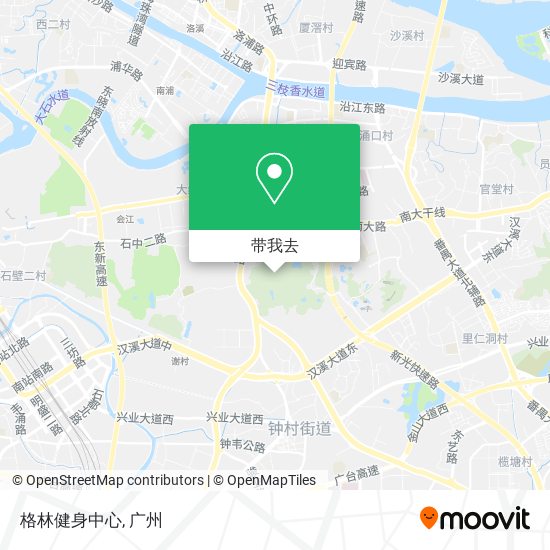 格林健身中心地图