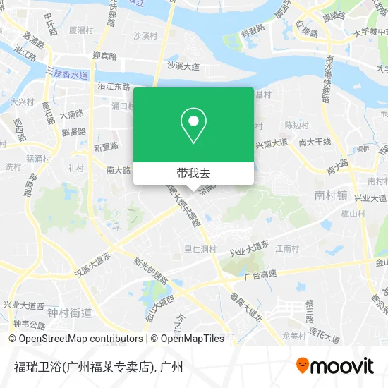 福瑞卫浴(广州福莱专卖店)地图