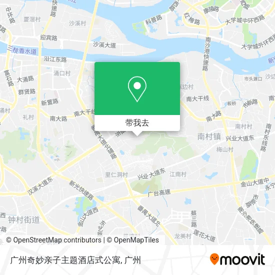 广州奇妙亲子主题酒店式公寓地图