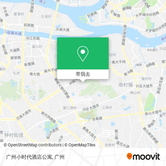 广州小时代酒店公寓地图
