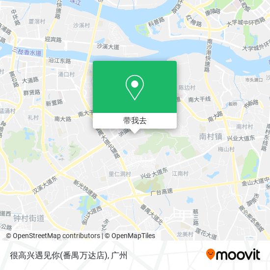 很高兴遇见你(番禺万达店)地图