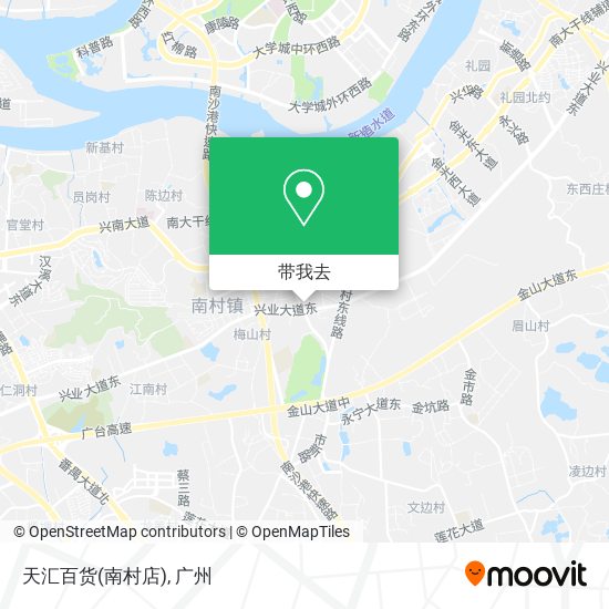 天汇百货(南村店)地图