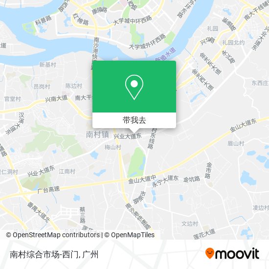 南村综合市场-西门地图