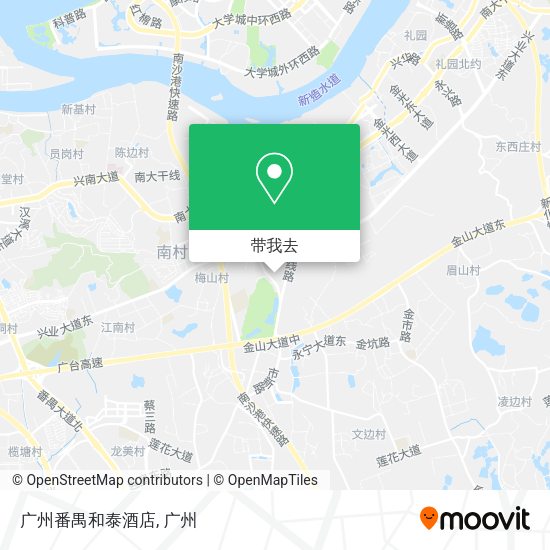 广州番禺和泰酒店地图