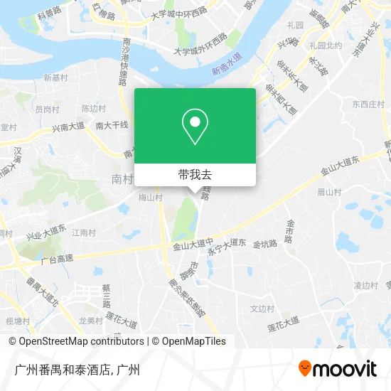 广州番禺和泰酒店地图