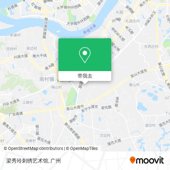 梁秀玲刺绣艺术馆地图