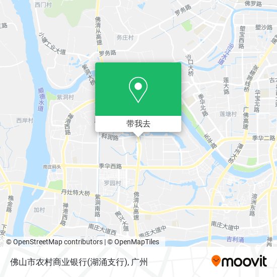 佛山市农村商业银行(湖涌支行)地图
