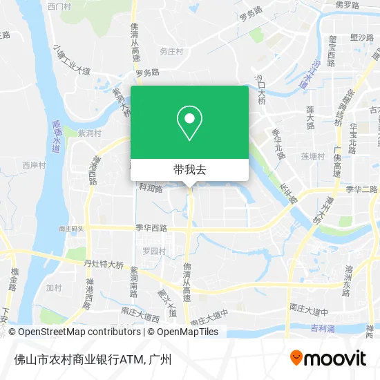 佛山市农村商业银行ATM地图