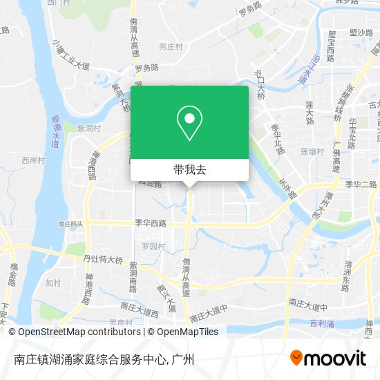 南庄镇湖涌家庭综合服务中心地图