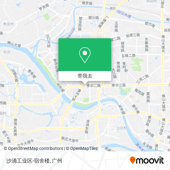 沙涌工业区-宿舍楼地图