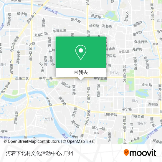 河宕下北村文化活动中心地图
