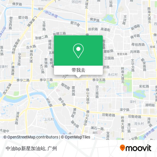 中油bp新星加油站地图