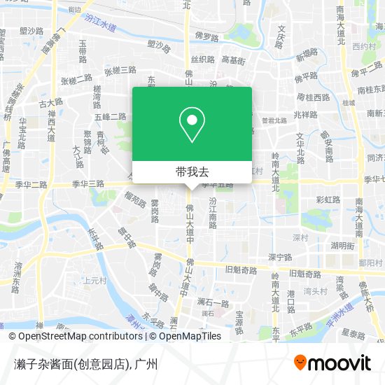 濑子杂酱面(创意园店)地图