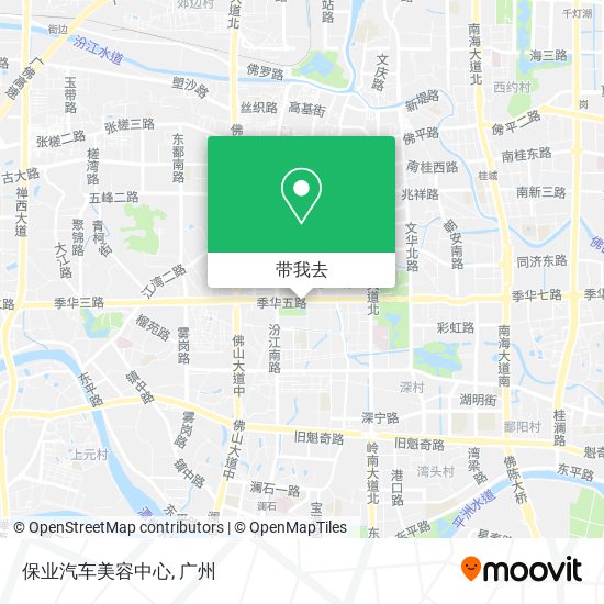 保业汽车美容中心地图