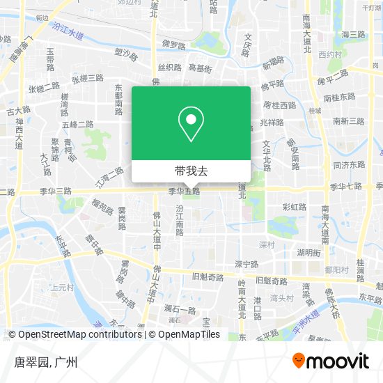 唐翠园地图