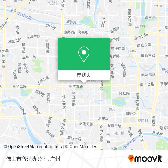 佛山市普法办公室地图