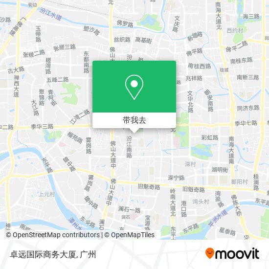 卓远国际商务大厦地图