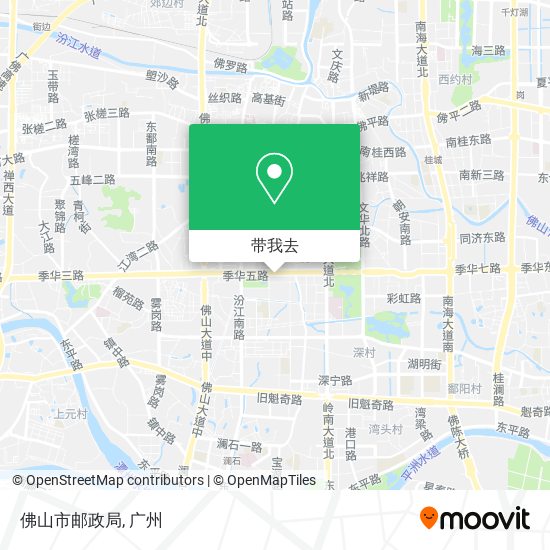 佛山市邮政局地图