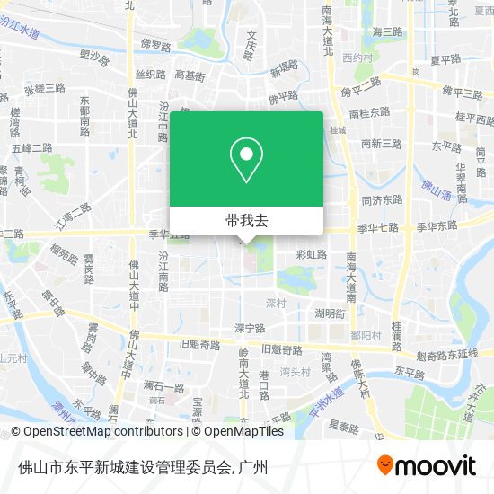 佛山市东平新城建设管理委员会地图