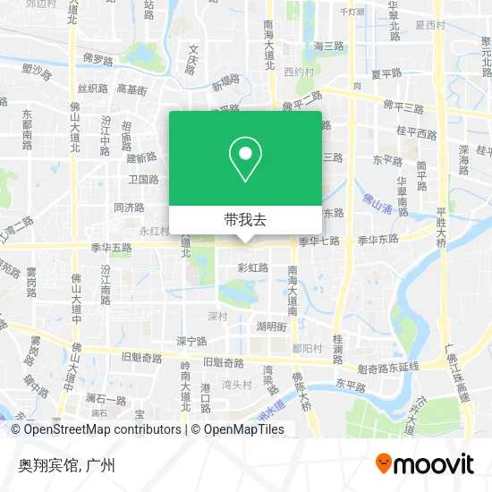 奥翔宾馆地图