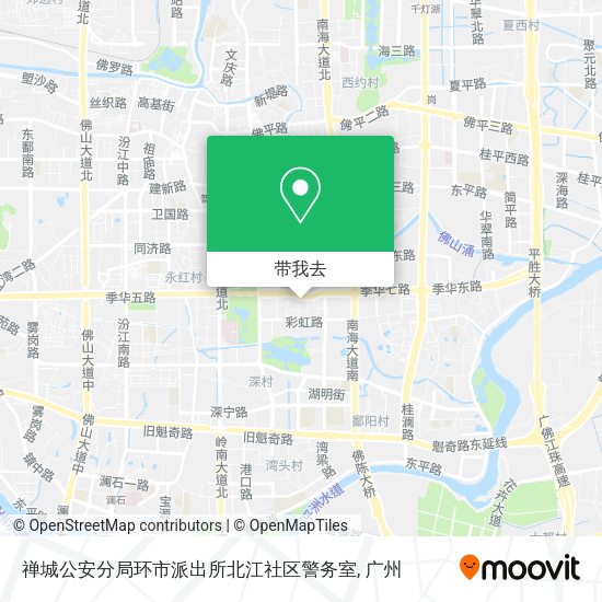 禅城公安分局环市派出所北江社区警务室地图