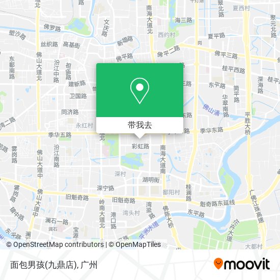面包男孩(九鼎店)地图