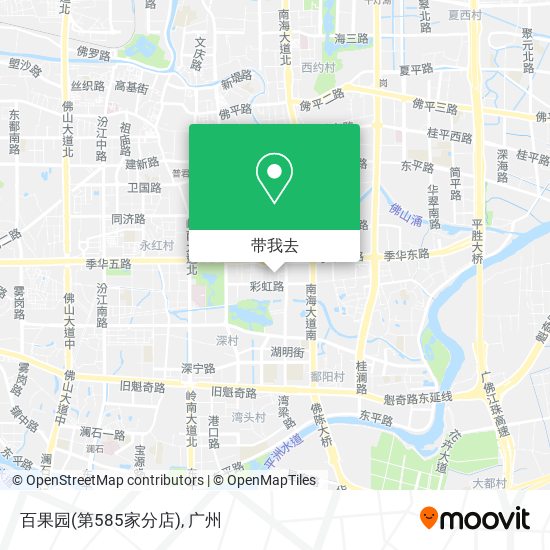 百果园(第585家分店)地图