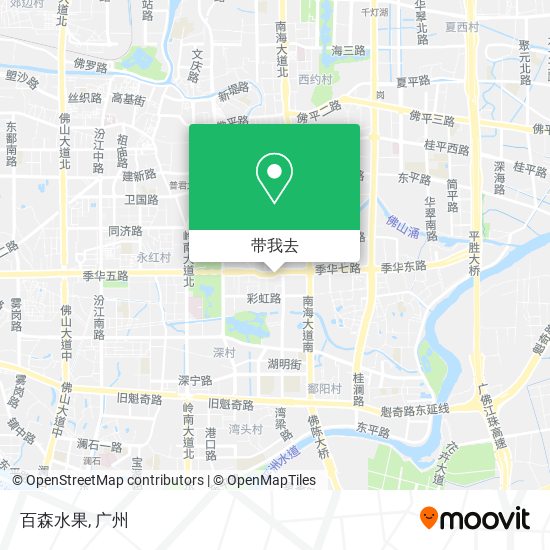 百森水果地图