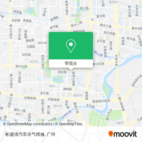 彬盛强汽车冷气维修地图