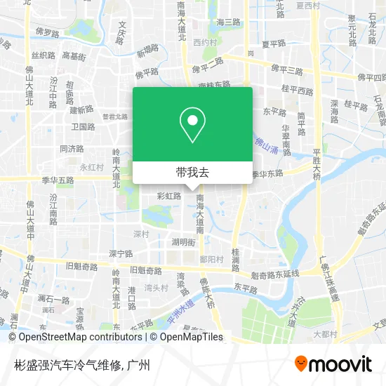 彬盛强汽车冷气维修地图