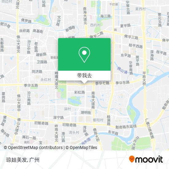琼姐美发地图