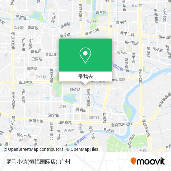 罗马小镇(恒福国际店)地图