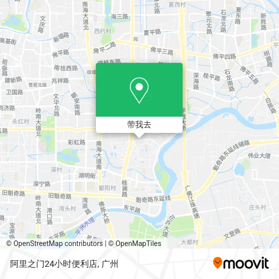 阿里之门24小时便利店地图