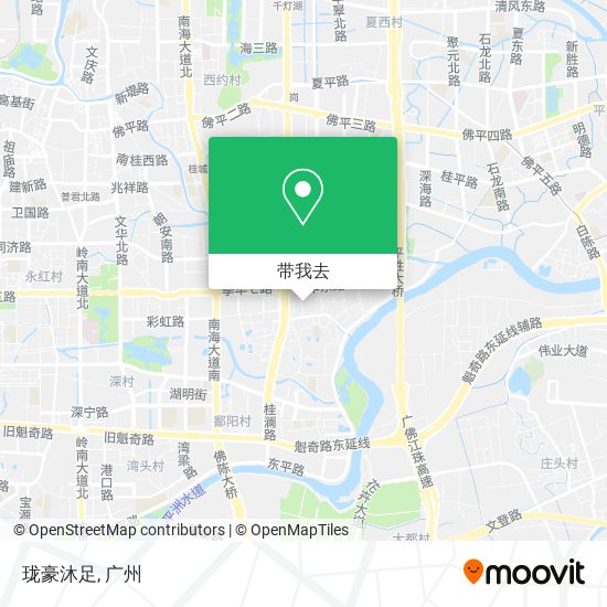 珑豪沐足地图