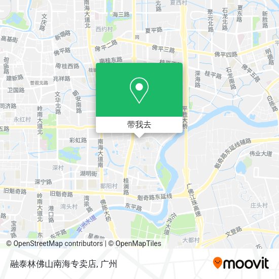 融泰林佛山南海专卖店地图