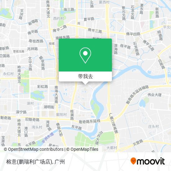 榕意(鹏瑞利广场店)地图